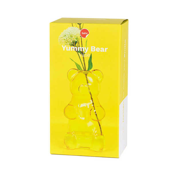 Balvi Florero Yummy Bear amarillo-27966 Promoción trimestral