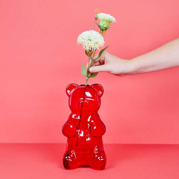 Balvi Florero Yummy Bear rojo-27968 Grandes descuentos