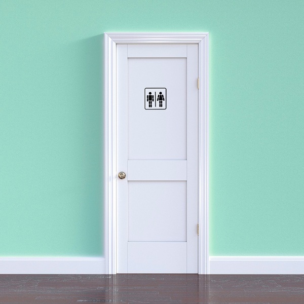 Balvi Señal puerta Ladies & Gentlemen magnético-27141 Envío internacional gratuito