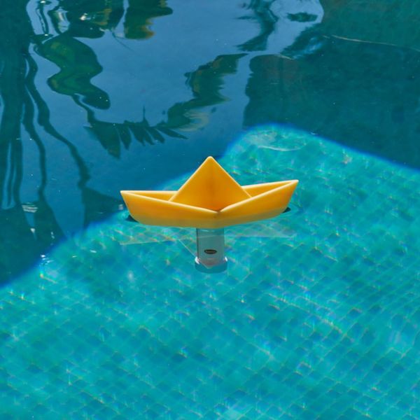 Balvi Termómetro piscina Paper Boat amarillo-27753 En oferta