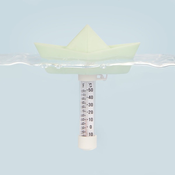 Balvi Termómetro piscina Paper Boat turquesa-27754 Libre de impuestos