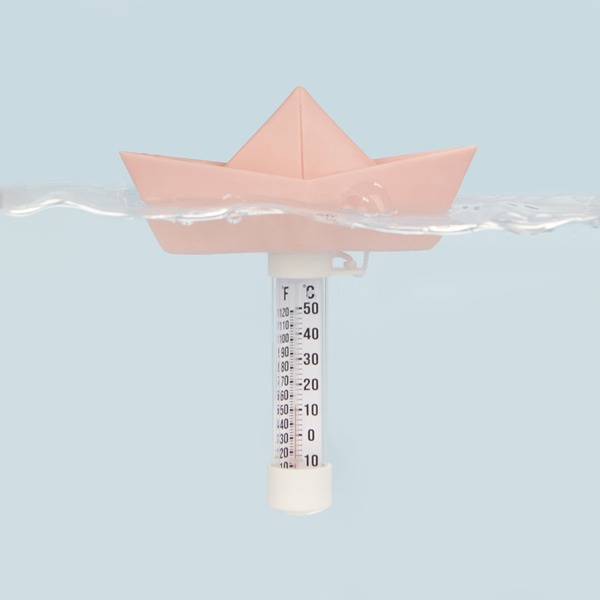 Balvi Termómetro piscina Paper Boat rosa-27755 Descuentos del mes