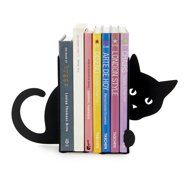Balvi Sujetalibros Hidden Cat negro-27563