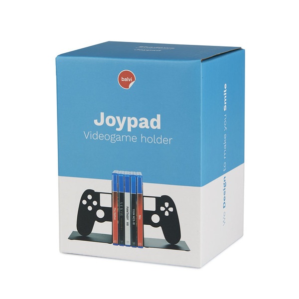 Balvi Soporte videojuegos Joypad negro-27566 Ofertas de temporada