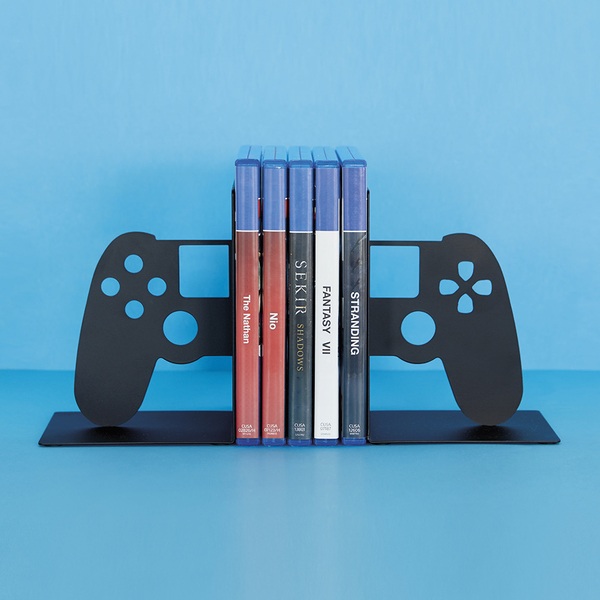 Balvi Soporte videojuegos Joypad negro-27566 Ofertas de temporada