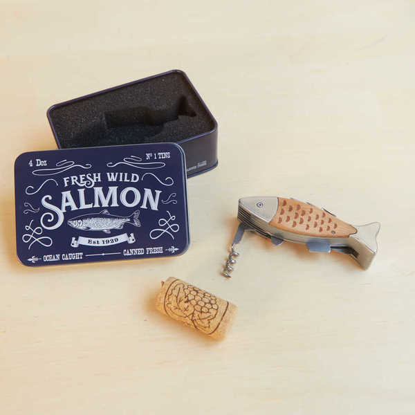 Balvi Multiherramienta Wild Salmon caja metal-28008 Venta caliente