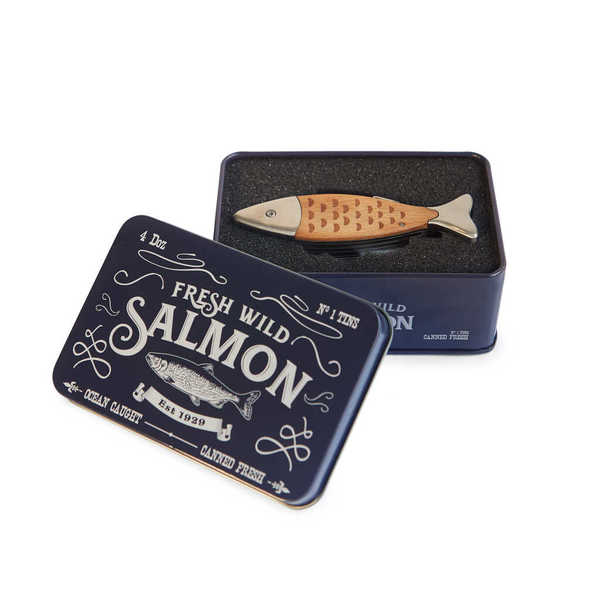Balvi Multiherramienta Wild Salmon caja metal-28008 Venta caliente