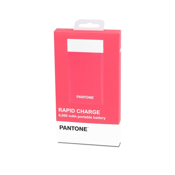 Balvi Balvi Batería 6000mAh Pantone Color rosa Carga rápida Indicador de carga LED Con cable USB DC5V Entra En oferta