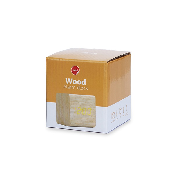 Balvi Despertador Wood roble-27165 Gran oferta