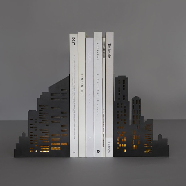 Balvi Sujetalibros Skyline negro-27751 Descuento