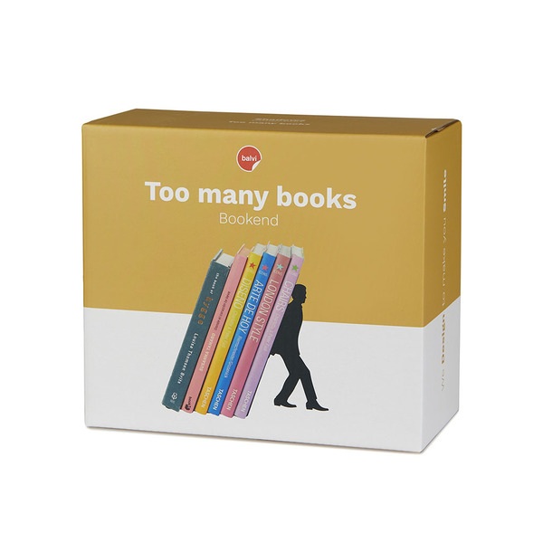 Balvi Sujetalibros Too Many Books negro-27568 Envío gratis