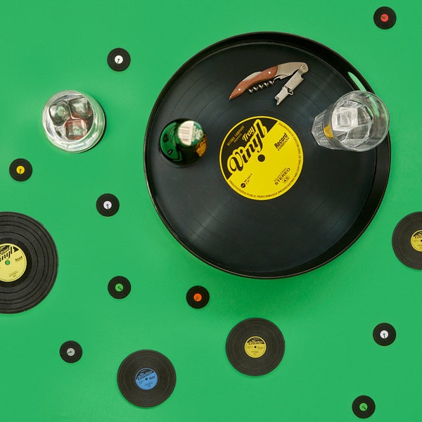 Balvi Bandeja Vinyl negro-27892 Precio de fábrica
