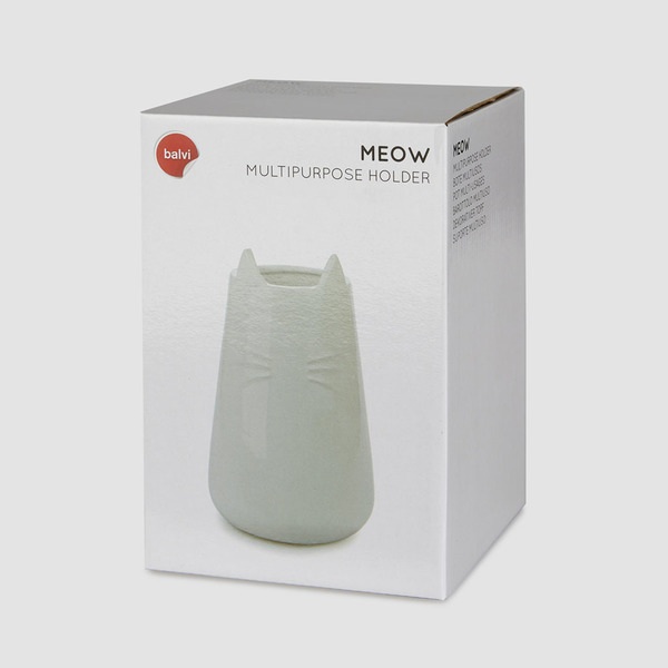 Balvi Bote multiusos Meow blanco-27531 Promoción por tiempo limitado