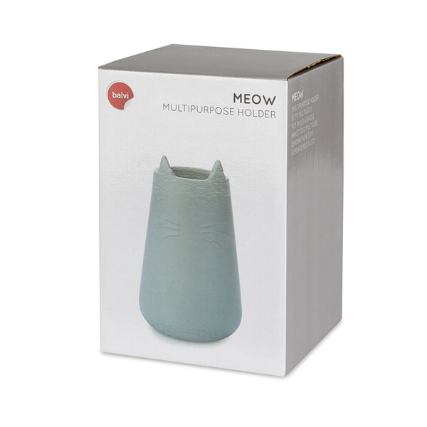 Balvi Bote multiusos Meow gris-27532 Solo hoy