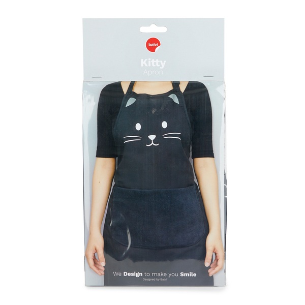Balvi Delantal Kitty negro-27977 Promoción trimestral