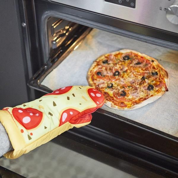 Balvi Manopla cocina Pepperoni Pizza poliéster/silicona-27503 Solo queda un día