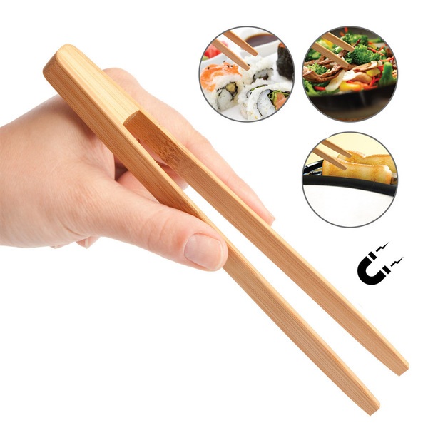 Balvi Balvi - Toasts & More pinza de bambú para sacar tostadas comer sushi y otras funciones Liquidación