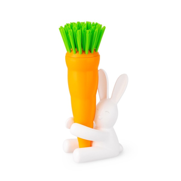 Balvi Cepillo lavaplatos Bunny blanco/naranja-27111