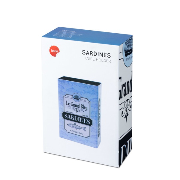 Balvi Balvi Soporte cuchillos Sardines Gran capacidad Con forma de lata de sardinas Lata 2025