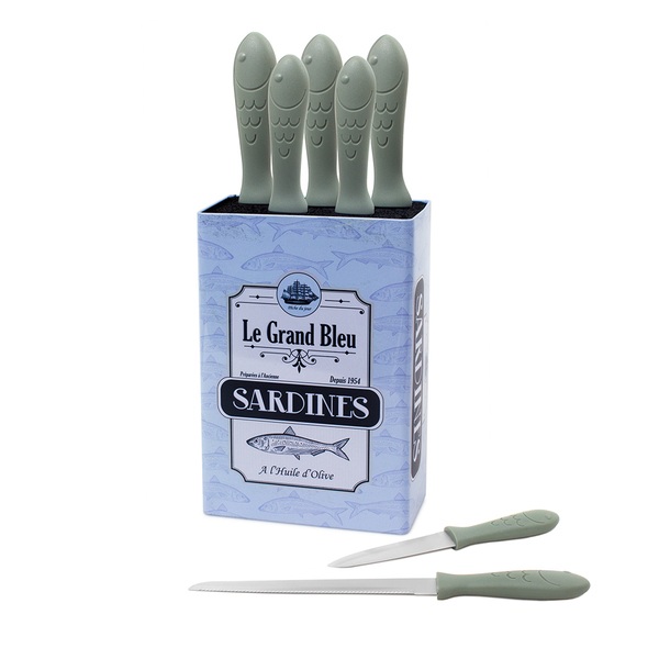 Balvi Balvi Soporte cuchillos Sardines Gran capacidad Con forma de lata de sardinas Lata 2025