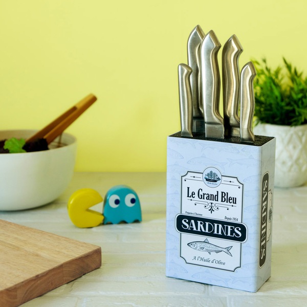 Balvi Balvi Soporte cuchillos Sardines Gran capacidad Con forma de lata de sardinas Lata 2025