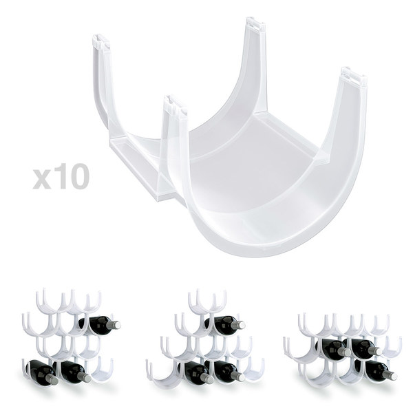 Balvi Balvi - botellero para 10 botellas. Formado por 10 módulos individuales. Permite diferentes configura En oferta