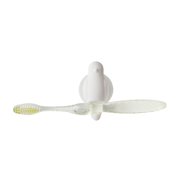 Balvi Soporte cepillo dental Birdie blanco-27192 Rebajas baratas