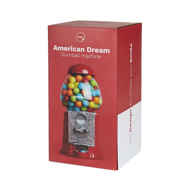 Balvi Balvi chicletera American Dream Rojo Hucha y dispensador de caramelos chicles chocolates frutos se Mejor oferta