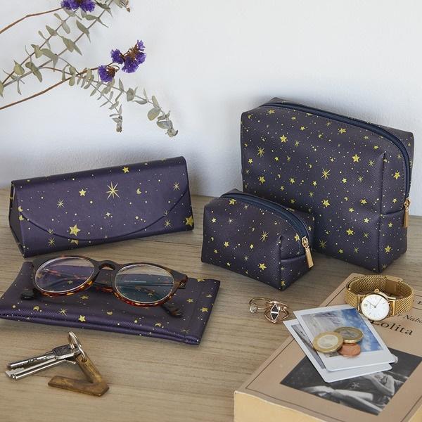 Balvi Bolsa cosméticos Starry azul marino-27284 Grandes descuentos