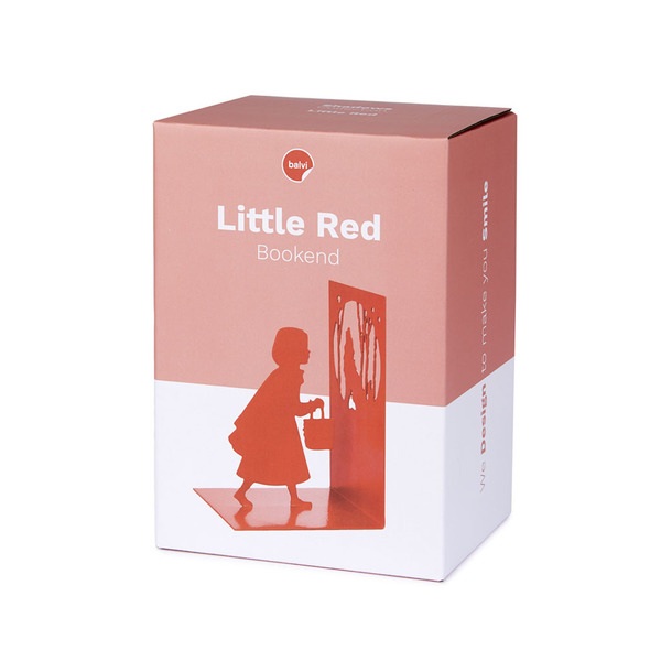 Balvi Sujetalibros Little Red rojo-27700 Descuento por venta flash