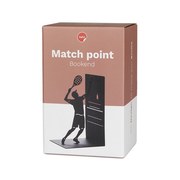 Balvi Sujetalibros Match Point negro-27623 Outlet online