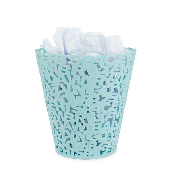 Balvi Papelera Letters turquesa-27859