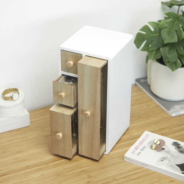 Balvi Caja joyero Attic blanco-27690 Limitado a 3 días