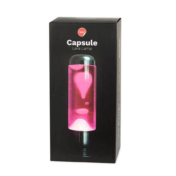 Balvi Lámpara lava Capsule rosa/blanco-28012 Ahorra y exporta