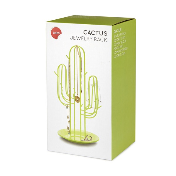 Balvi Soporte joyas Cactus verde-27479 Libre de impuestos
