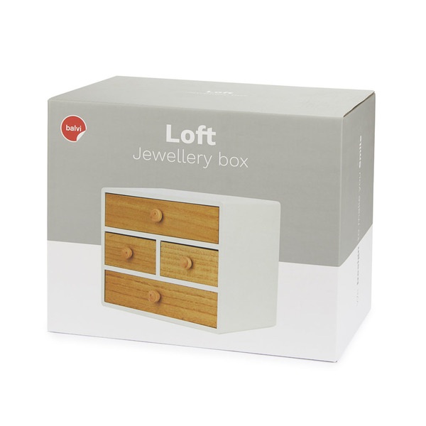 Balvi Caja joyero Loft blanco-27691 Descuentos del mes