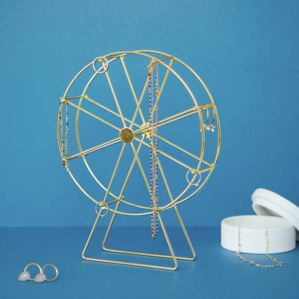 Balvi Soporte joyas Golden Wheel dorado-27682 Última moda