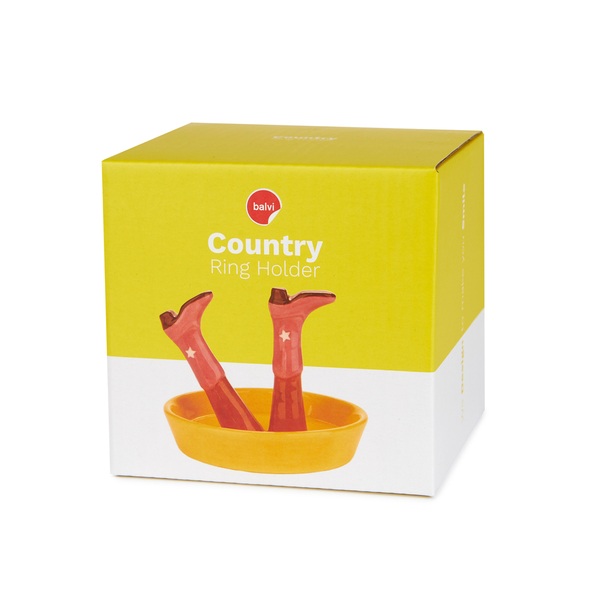Balvi Porta anillos Happy Legs Country cerámica-27912 Precio ultrabajo