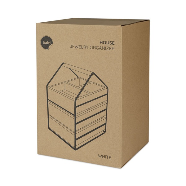 Balvi Organizador joyas House blanco-27239 Envío gratis