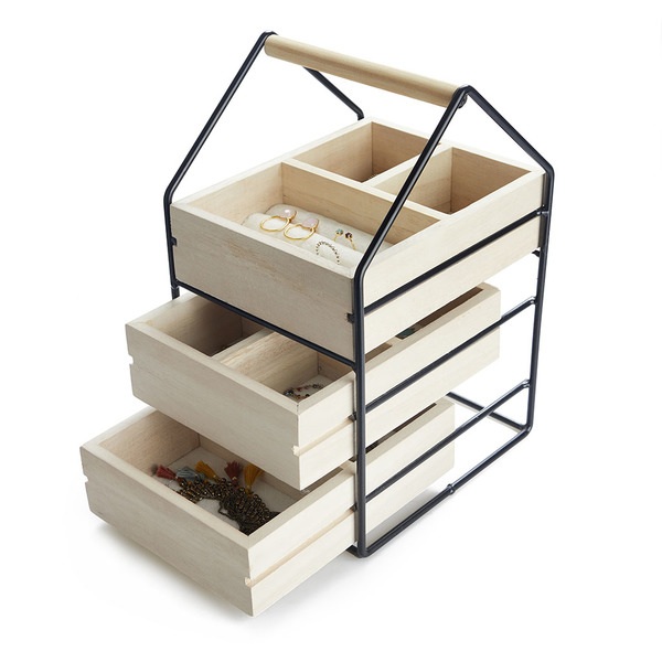 Balvi Organizador joyas House negro-27240 Oferta especial