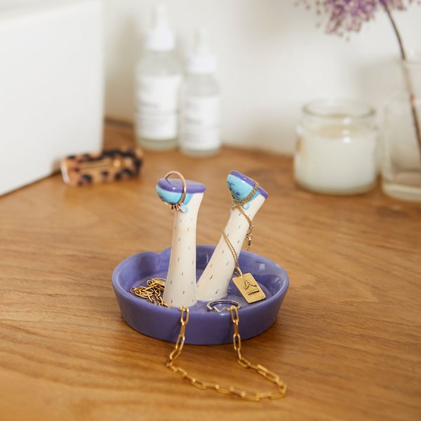 Balvi Porta anillos Happy Legs Weekend cerámica-27915 Superdescuento