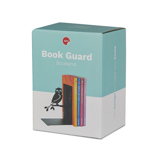 Balvi Sujetalibros Book Guard negro-27567 Limitado a 3 días