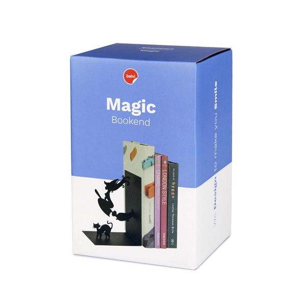 Balvi Balvi sujeta libros Magic Color negro En forma de bruja Metal 17 cm Outlet online