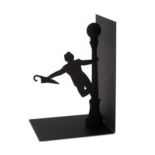 Balvi Balvi Sujeta libros Singing In The Rain Color negro Decorativo Metal