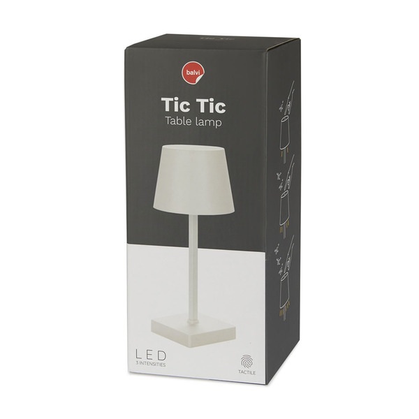 Balvi Lámpara de mesa Tic Tic blanco-27433 Oferta especial de fábrica