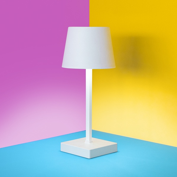 Balvi Lámpara de mesa Tic Tic blanco-27433 Oferta especial de fábrica