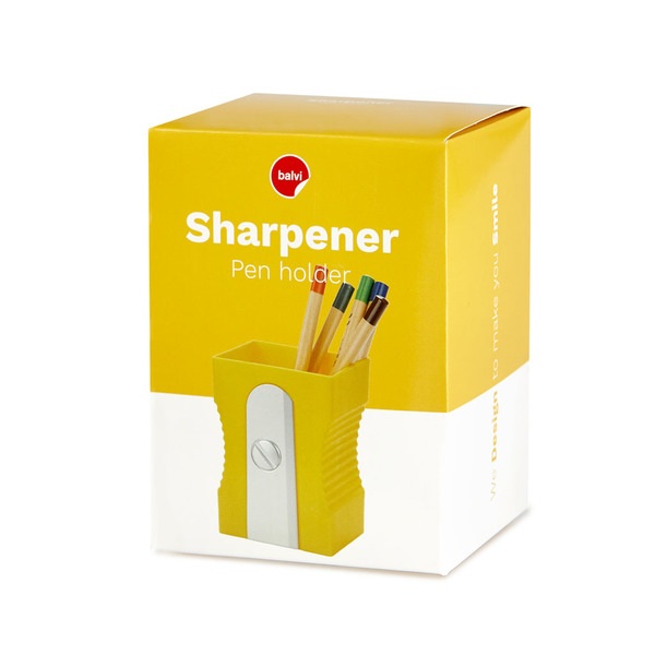 Balvi Portalápices Sharpener amarillo-27415 Promoción trimestral