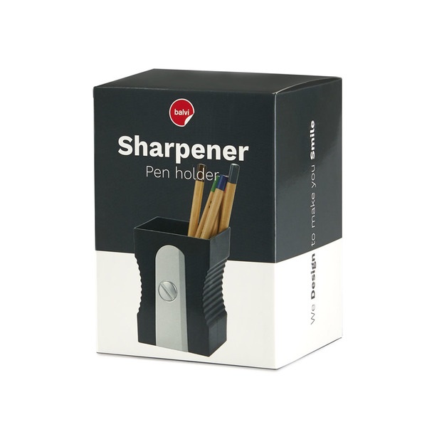 Balvi Portalápices Sharpener negro-27417 Solo queda un día