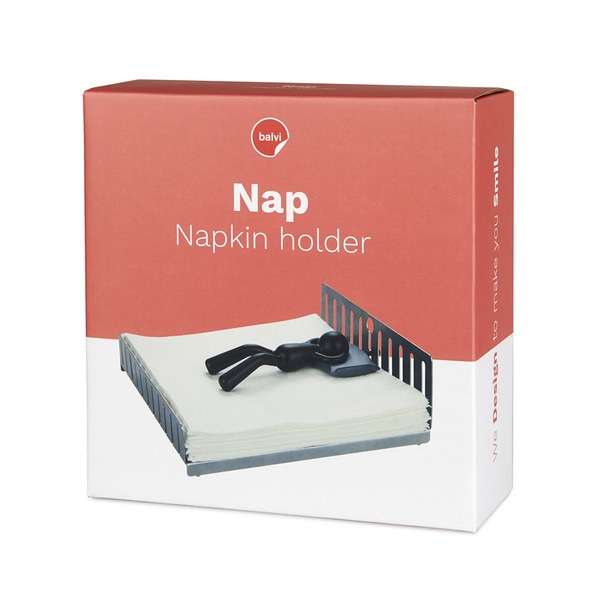 Balvi Servilletero Nap plateado/negro-27473 Ahorra y exporta