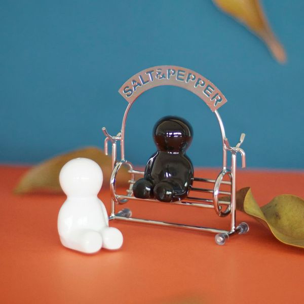 Balvi Balvi - Set sal & pimienta Salt&Pepper metal/cerámica En oferta